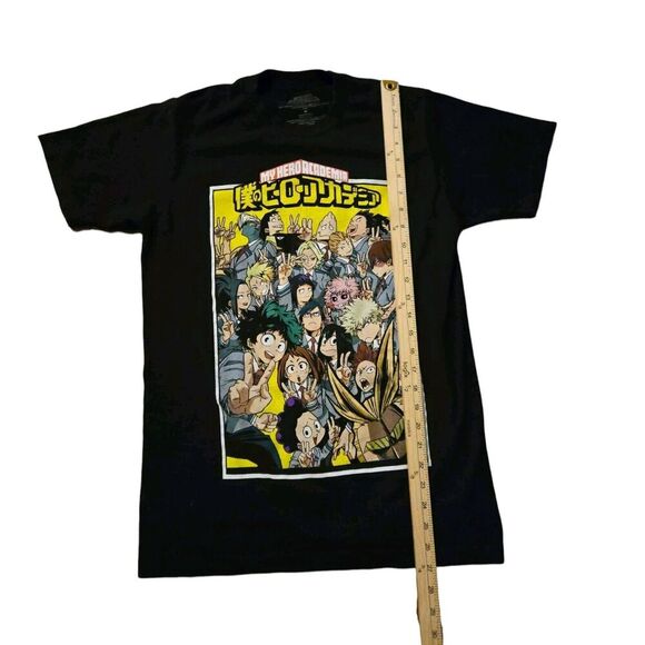My Hero Academia Anime Unisex T-SHIRT Size Medium Funimation Black Graphic Tee - Picture 5 of 5